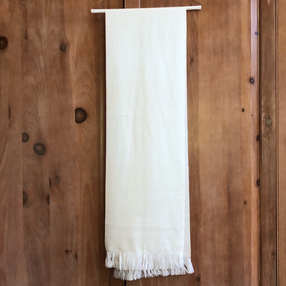 Silk jacquard scarf
